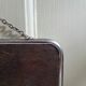 Vintage french barbershop mirror 19x24cm