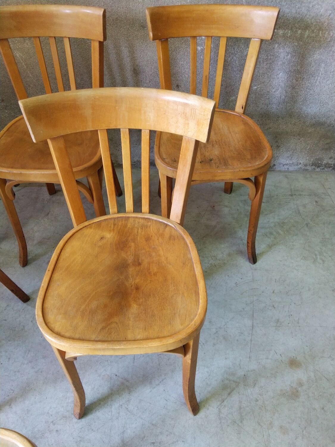 6 Bauman bistro chairs