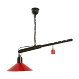 Danish suspension with balance counterweight