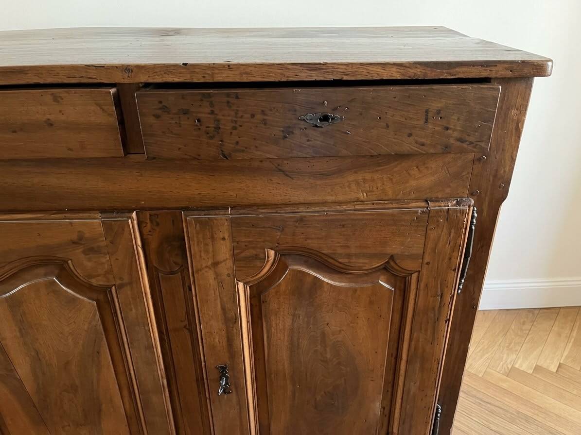 Antique storage furniture in solid walnut