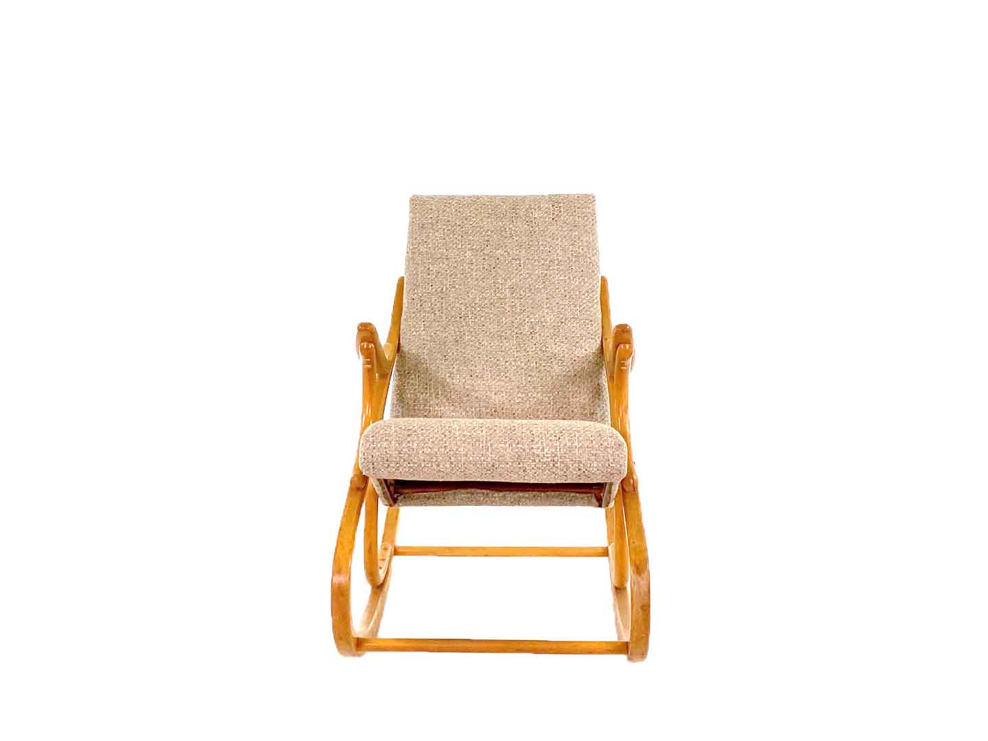 Vintage rocking chair by michael thonet for ton, 1960s