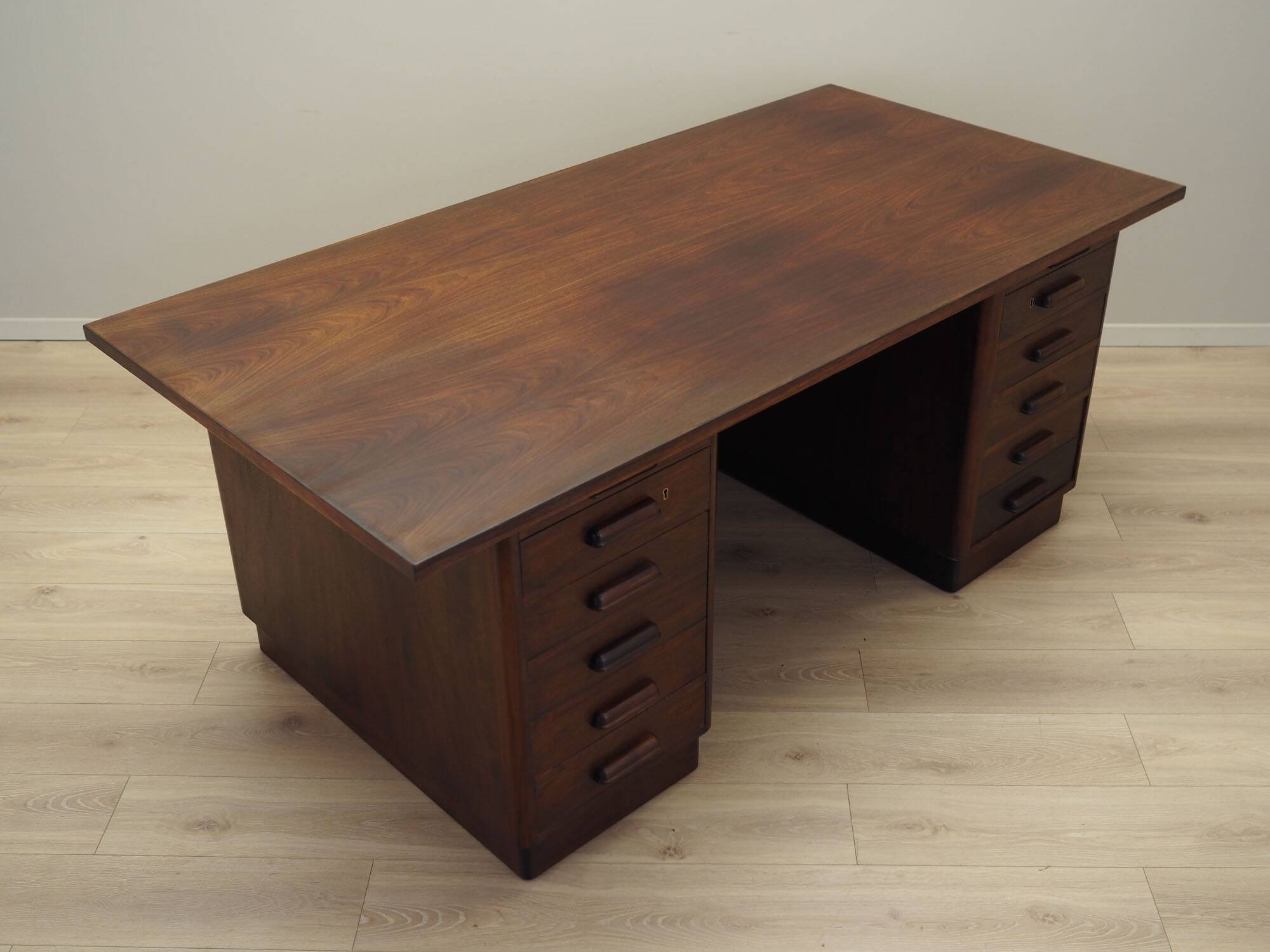 Walnut desk, Danish design, 1960s, production: Denmark