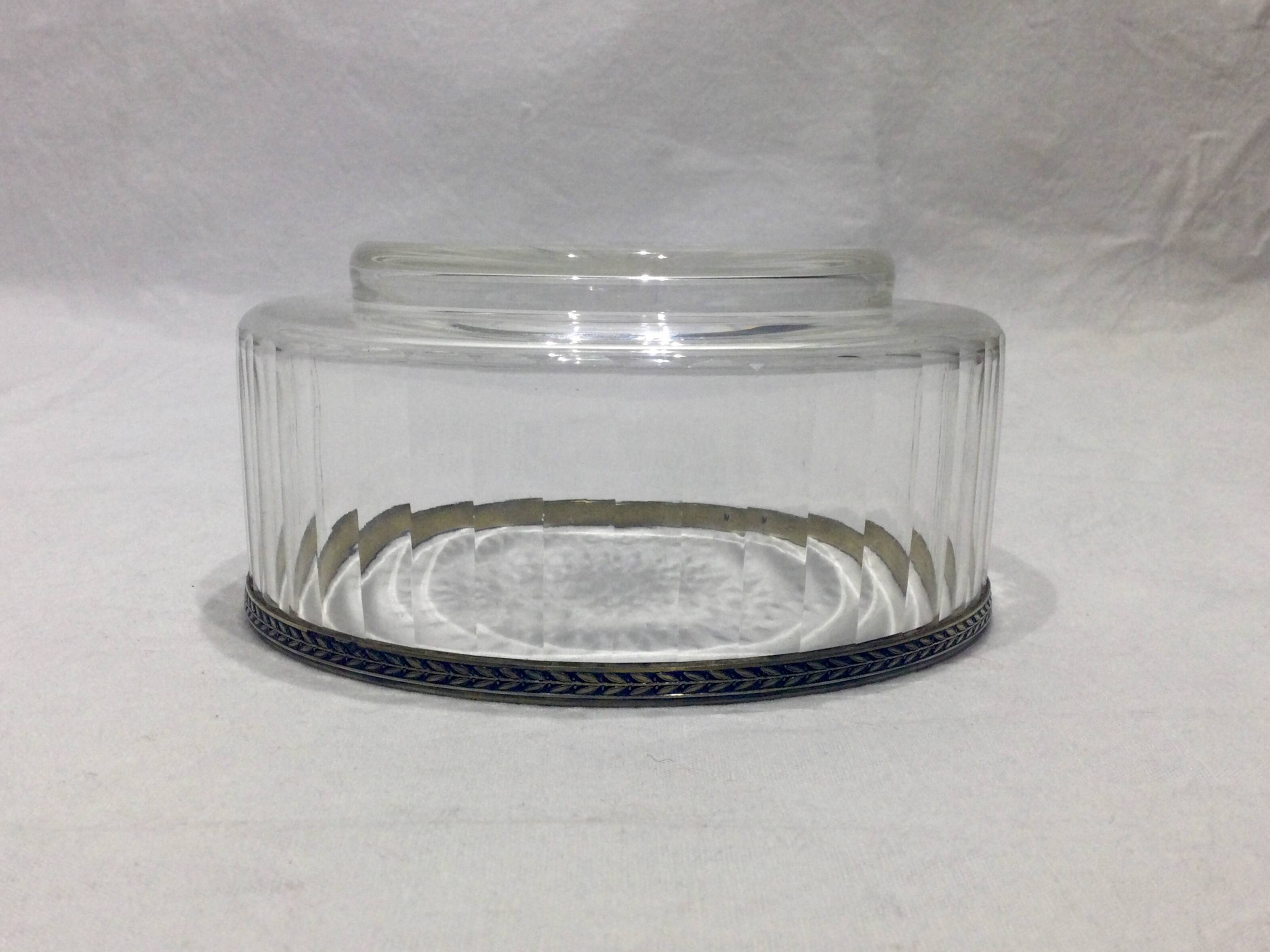 Robert Linzeler - Crystal Bowl and Vermeil