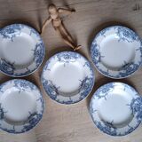 Set of 5 Dolphin plates BFK 1920