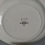Lot of 4 flat plates Digoin Sarreguemines