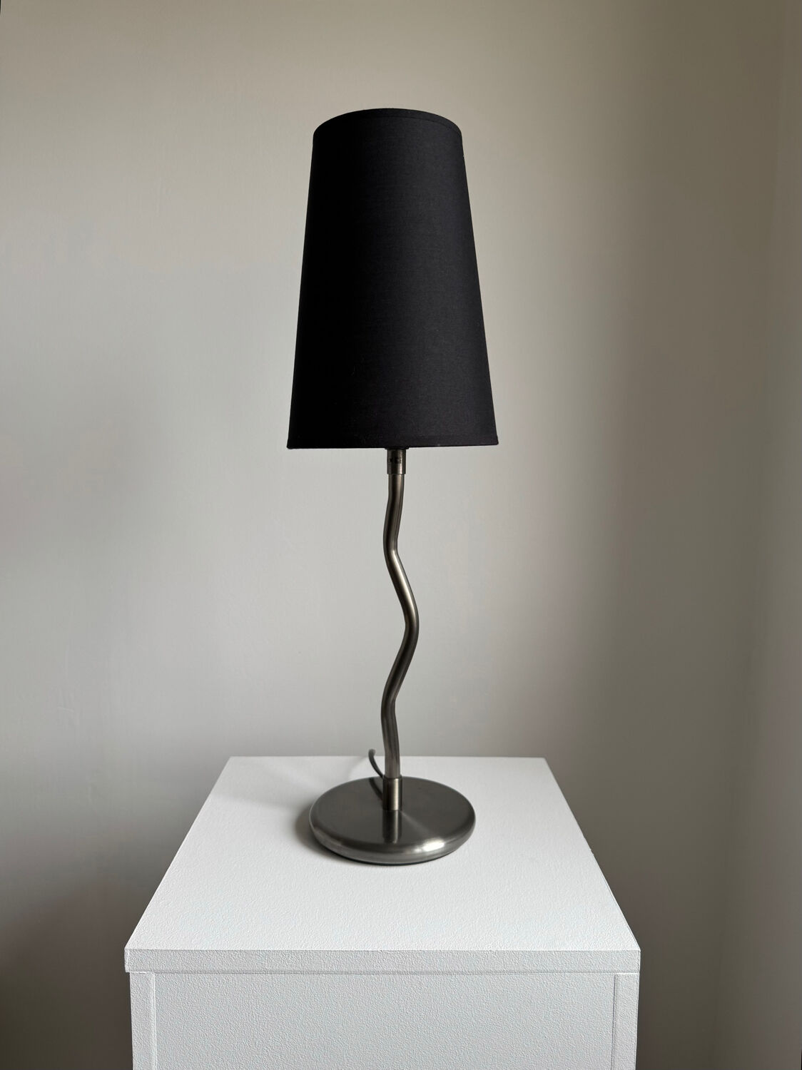 Vintage Mid Century Modern IKEA Antinom Zig Zag Table Lamp