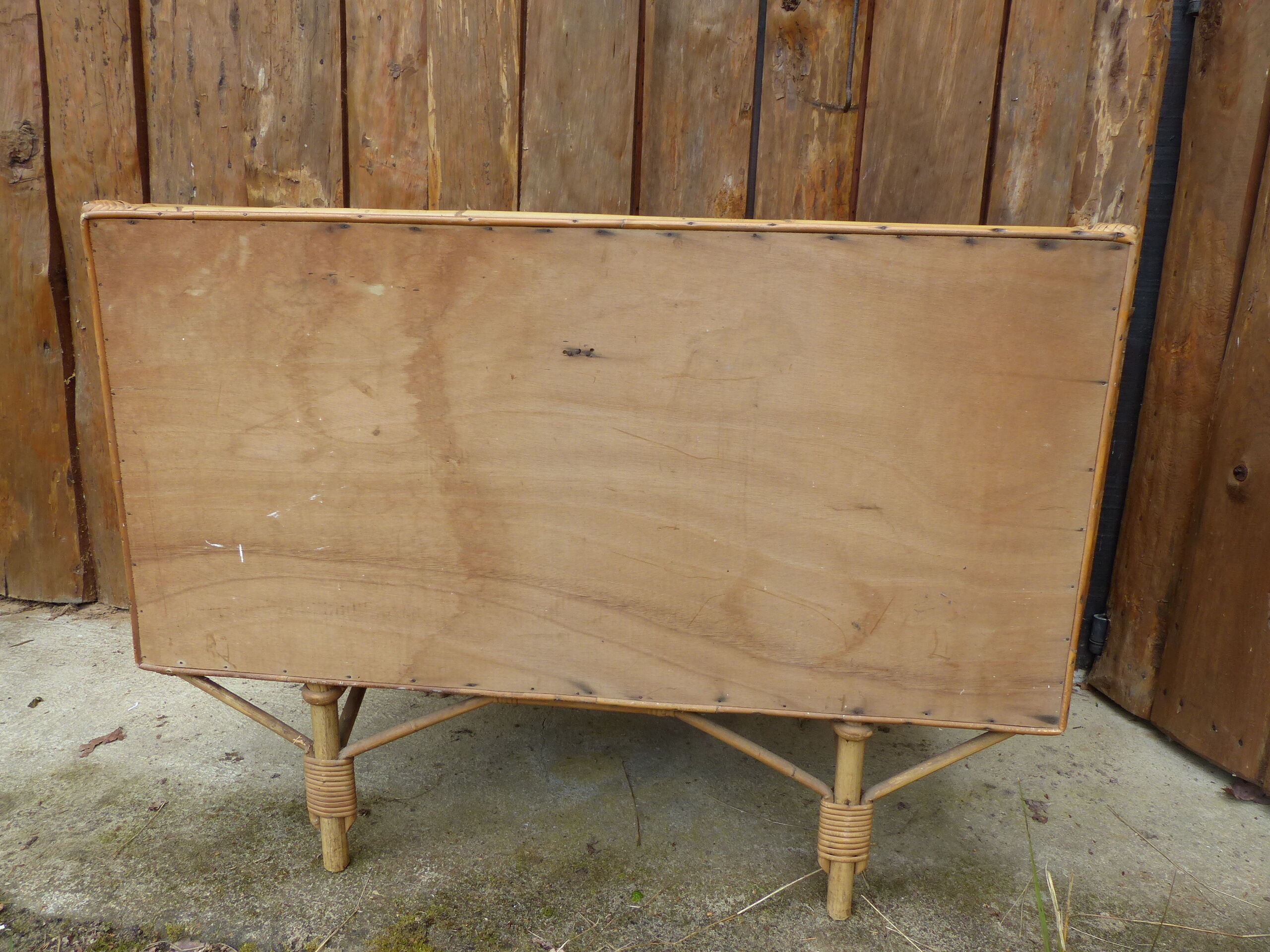 Commode rotin et bambou