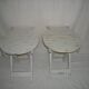 pair of folding stools