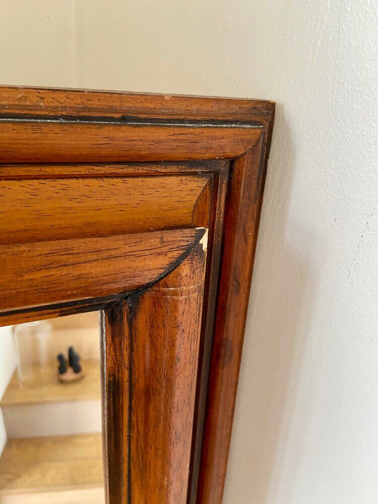 Wooden mirror 65x85 cm