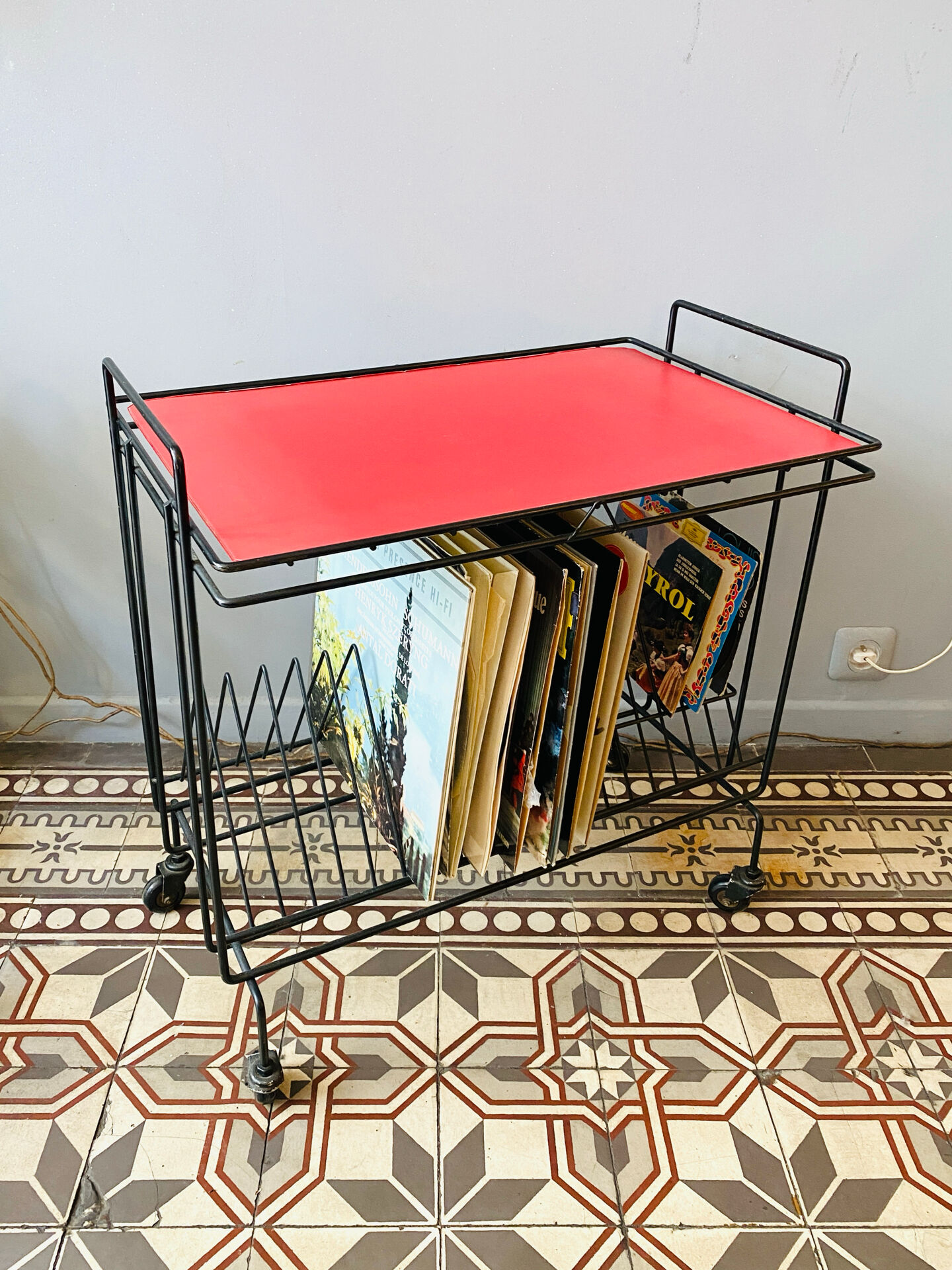Meuble Hi FI et rangement disques vinyles