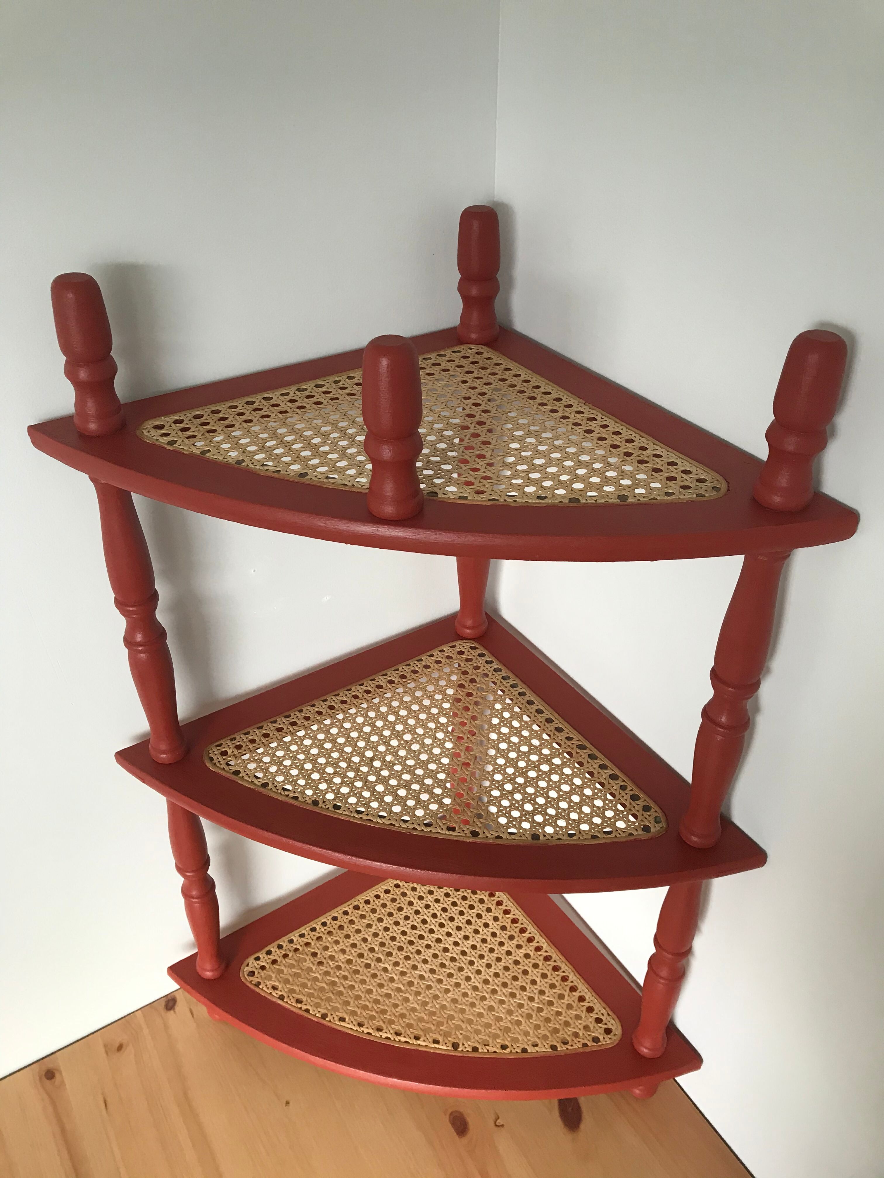 Vintage corner shelf