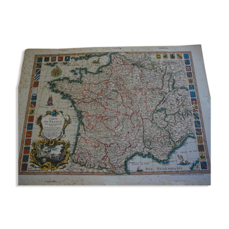 Carte de France Daniel Derveaux