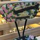 Pair of canvas high chairs