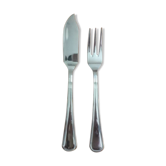 Coffret de 12 couverts à poisson Guy Degrenne en inox