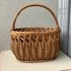 Panier en osier vintage