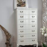 Louis xv-style cream white rag maker