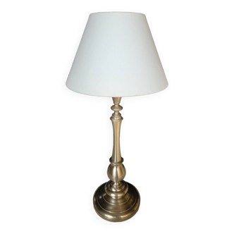 Old metallic table lamp