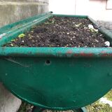 Large industrial gardener on feet