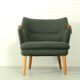 Kurt Olsen lounge chair No 221, Slagelse Møbelvaerk, 1960s