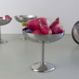 Set of 6 GD stainless steel ice cream cups