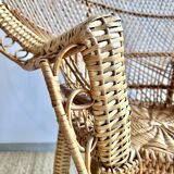Emmanuelle rattan armchair