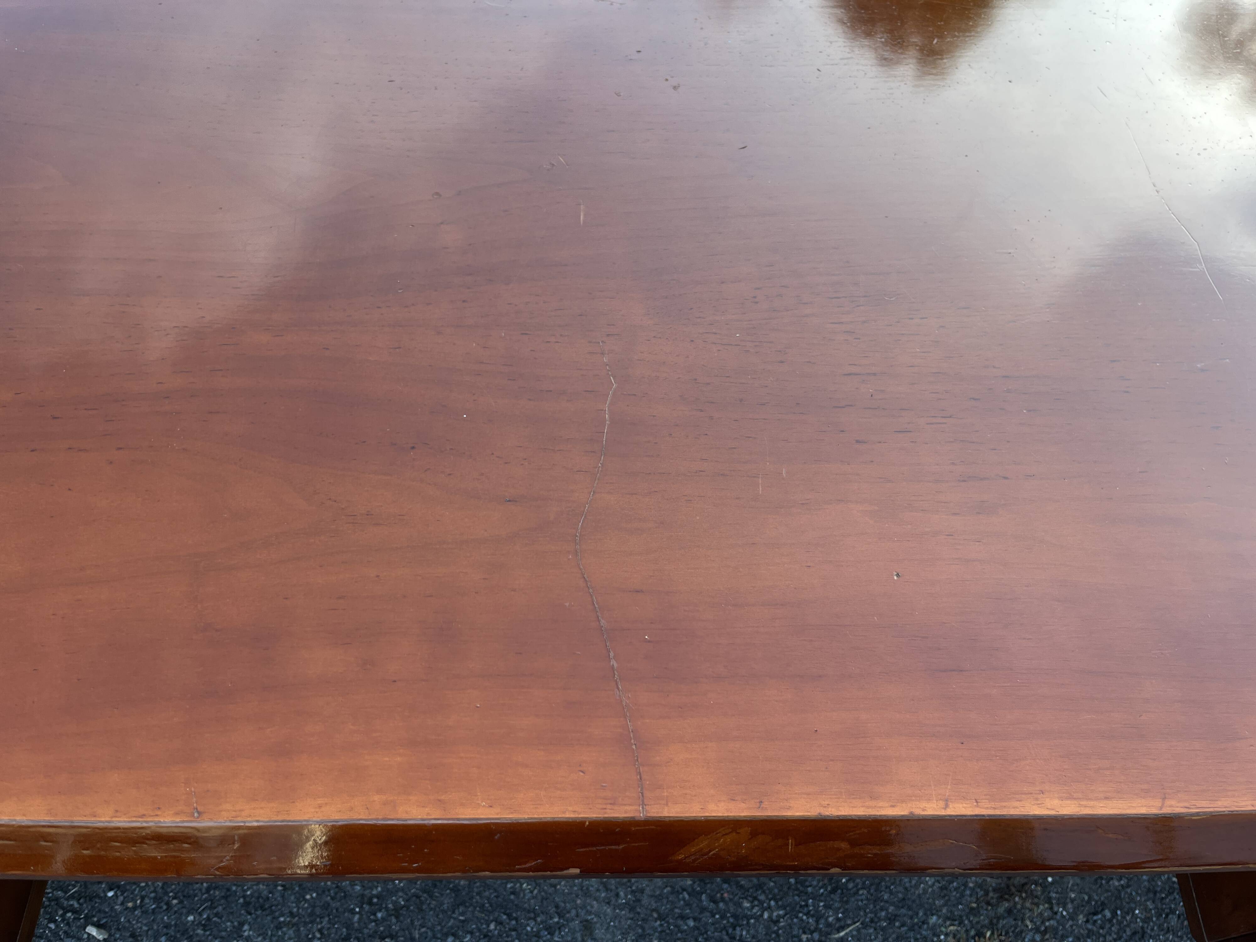 Large Vintage Modernist Desk – 1950s/1970s