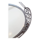 Art Deco iron mirror