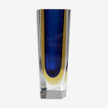 The 1970s Murano glass Blue Vase