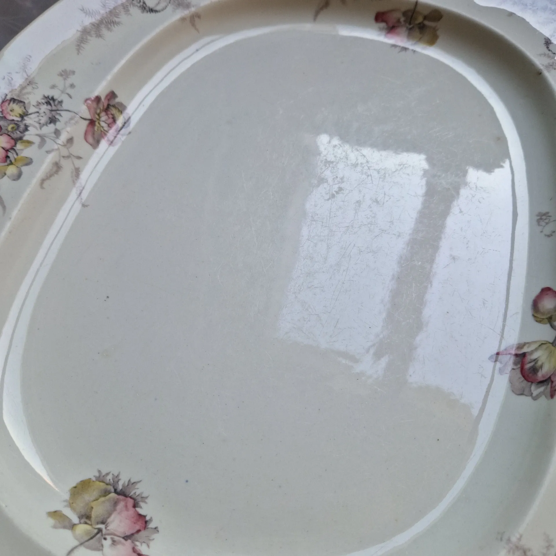 Large oval dish Cauldon Place England – Ironstone / English earthenware