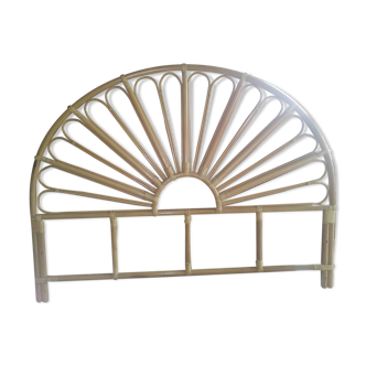 Rattan bedhead