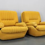 Paire de fauteuils rares de l'ère spatiale des années 1970, Tchécoslovaquie