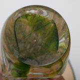 1950s glass table lamp by Kristalunie Maastricht, Netherlands
