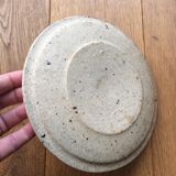 Pierre Digan sandstone plate La Borne Ceramic, 70s