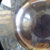 Large Crystal Vase Signed Bayel