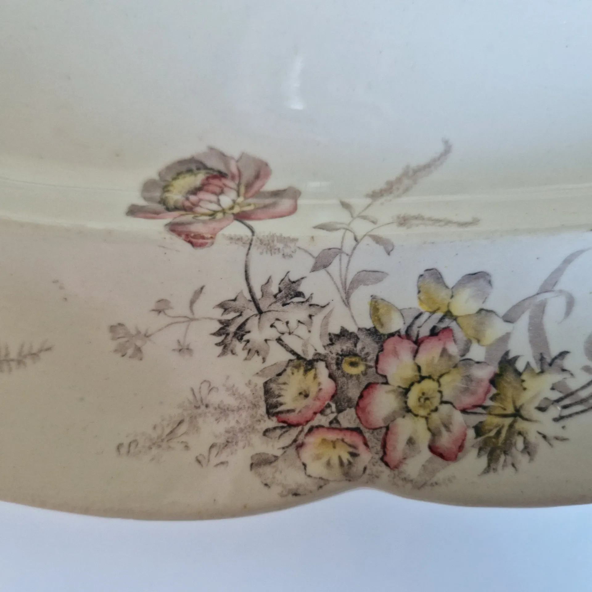 Large oval dish Cauldon Place England – Ironstone / English earthenware