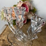 Crystal candle holders
