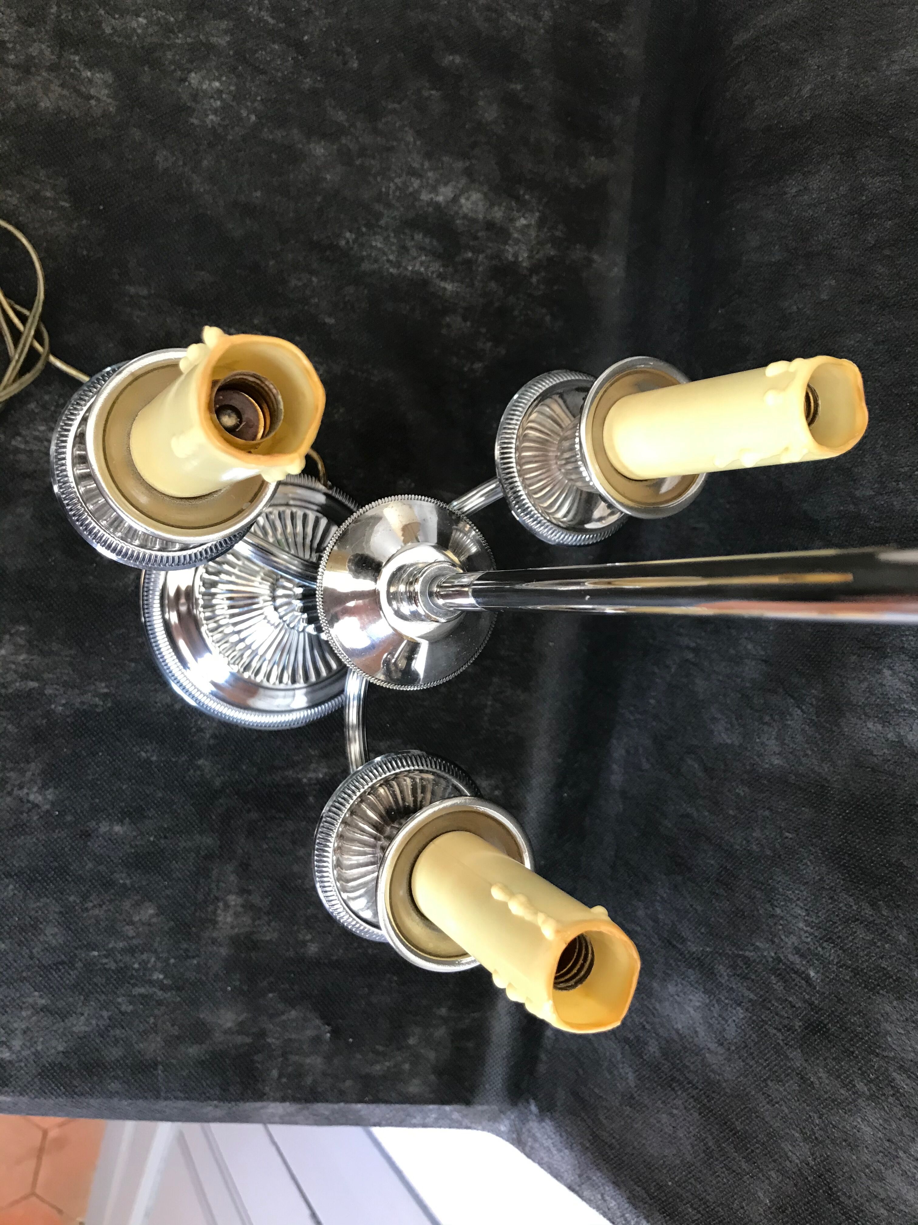 Lampe de bureau candélabre à 3 lumières