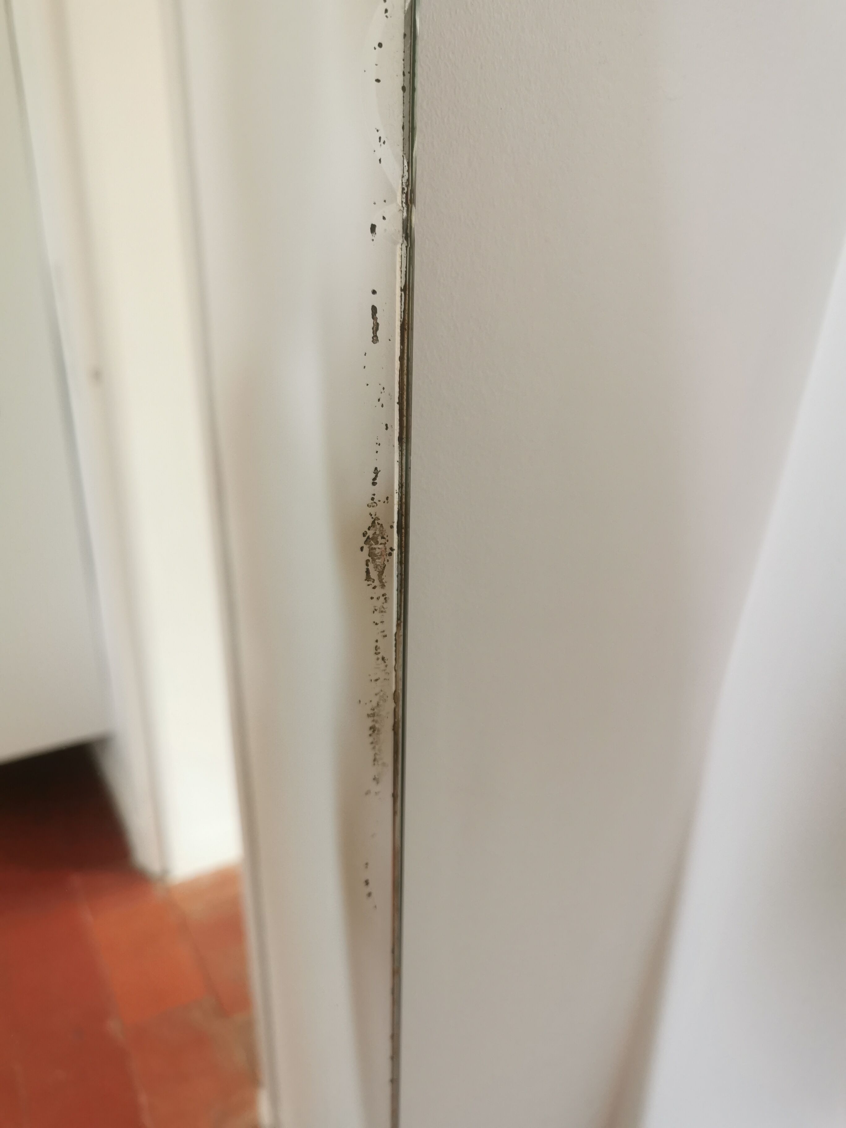 Art Deco beveled mirror