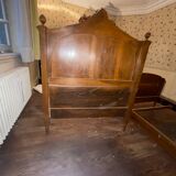 Paire de lits rocaille