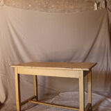 Yellow farmhouse table