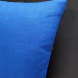 Striped woven cushion 40x40cm
