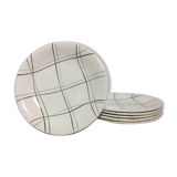 6 assiettes a dessert vintage « Salins» Modèle Sortilège