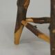 Old Wabi Sabi Beechwood stool / side table