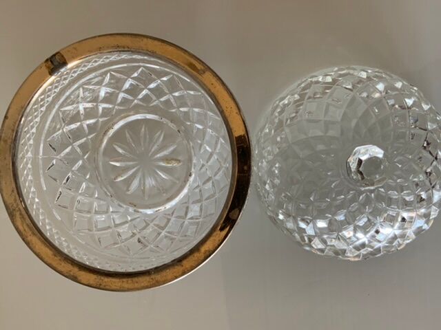 Sugar candy in Christal glass