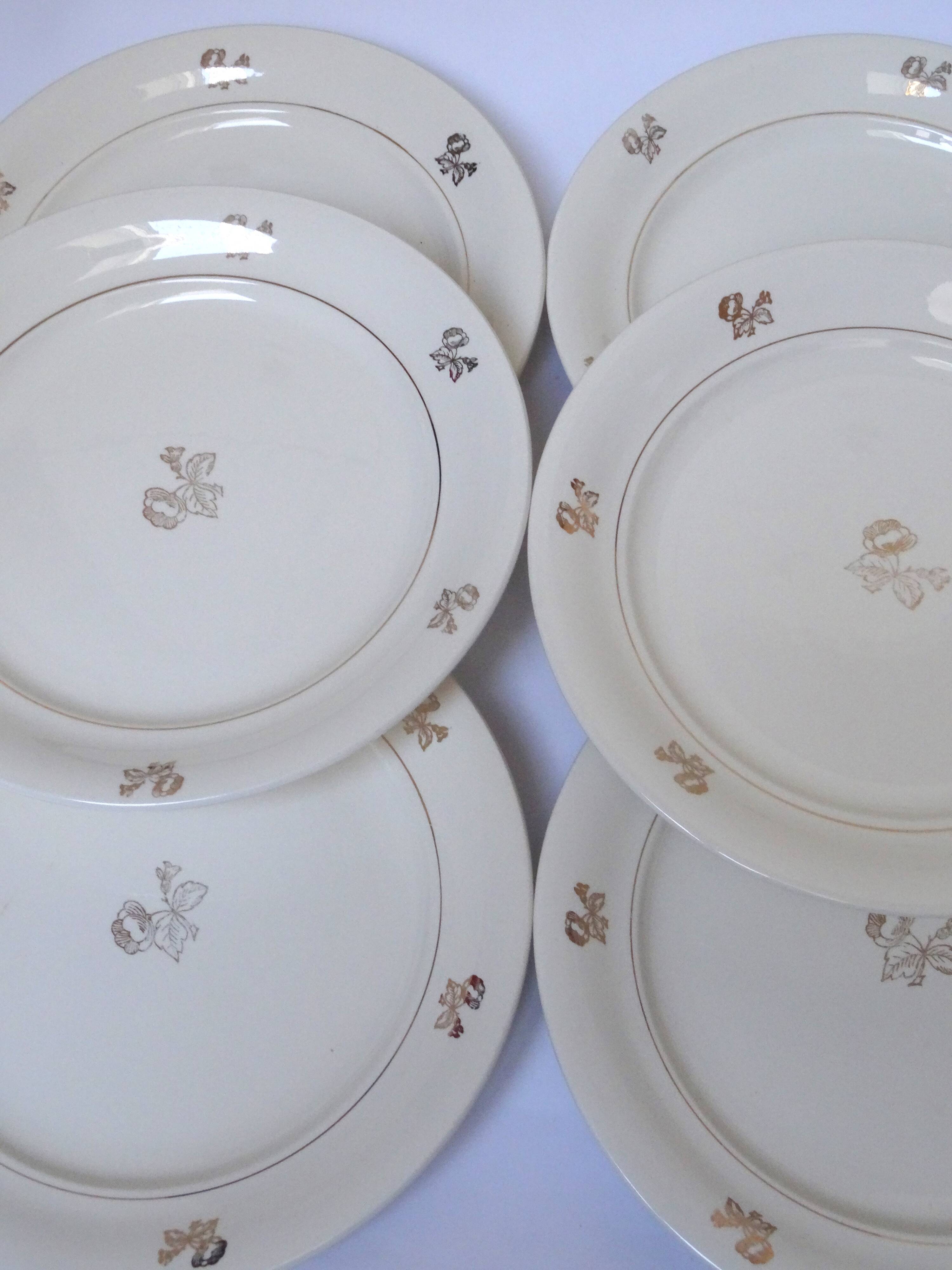 6 flat plates Villeroy & Boch