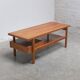 Table basse double face rare par Jos De Mey pour Van Den Berghe-Pauvers, années 1960.