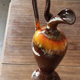 Vallauris ceramic soliflore vase H 37 cm