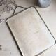 Miroir de barbier dire 24 X 18 cm