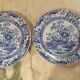 Plats Creil et montereau lot de 2