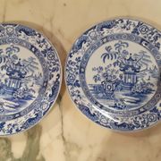 Plats Creil et montereau lot de 2